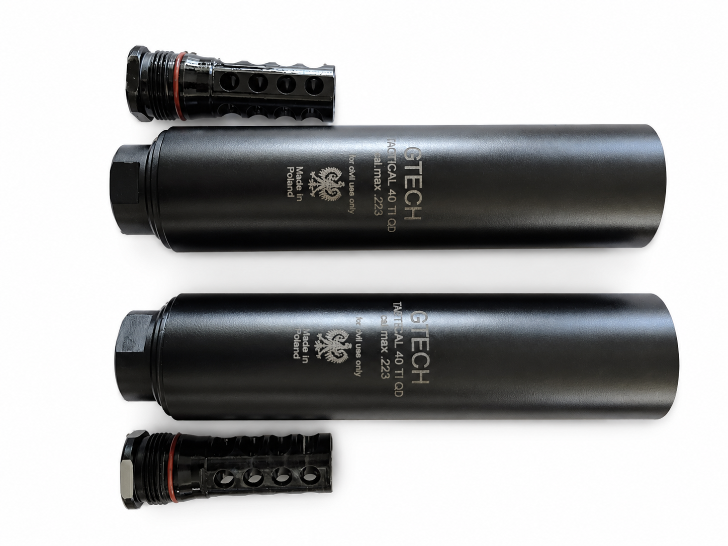 Tactical 40 QD Ti — zintegrowany z kompensatorem odrzutu